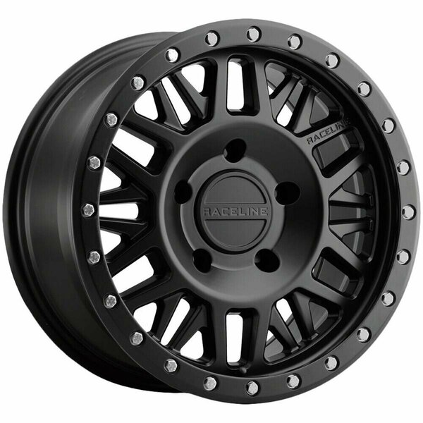 Powerplay 9517856000 17 x 8.5 6 in. 139.7 Ryno Black Wheel PO3590419